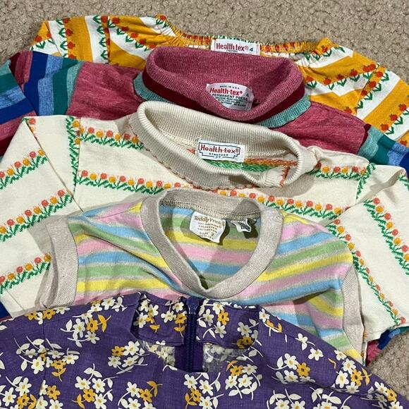 Vintage 80's Girls Clothing Lot Health-Tex Sizes 3-4T - Picture 2 of 7